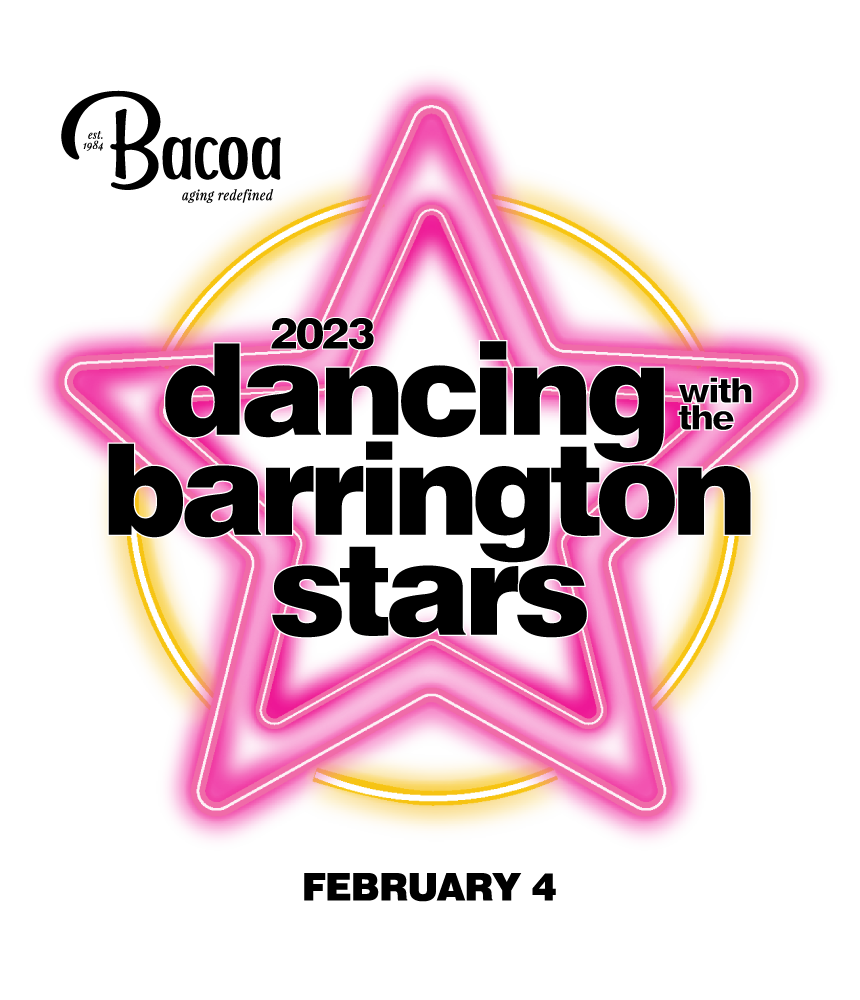 Bacoa 2023 Dancing with the Barrington Stars Logo