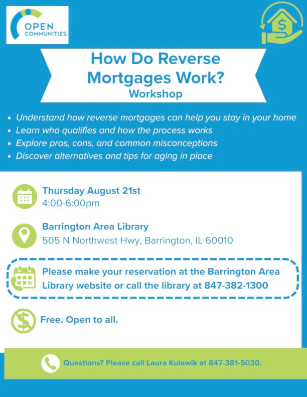 Reverse Mortgage w OC How Do Reverse Mortgages Work? Workshop Flyer