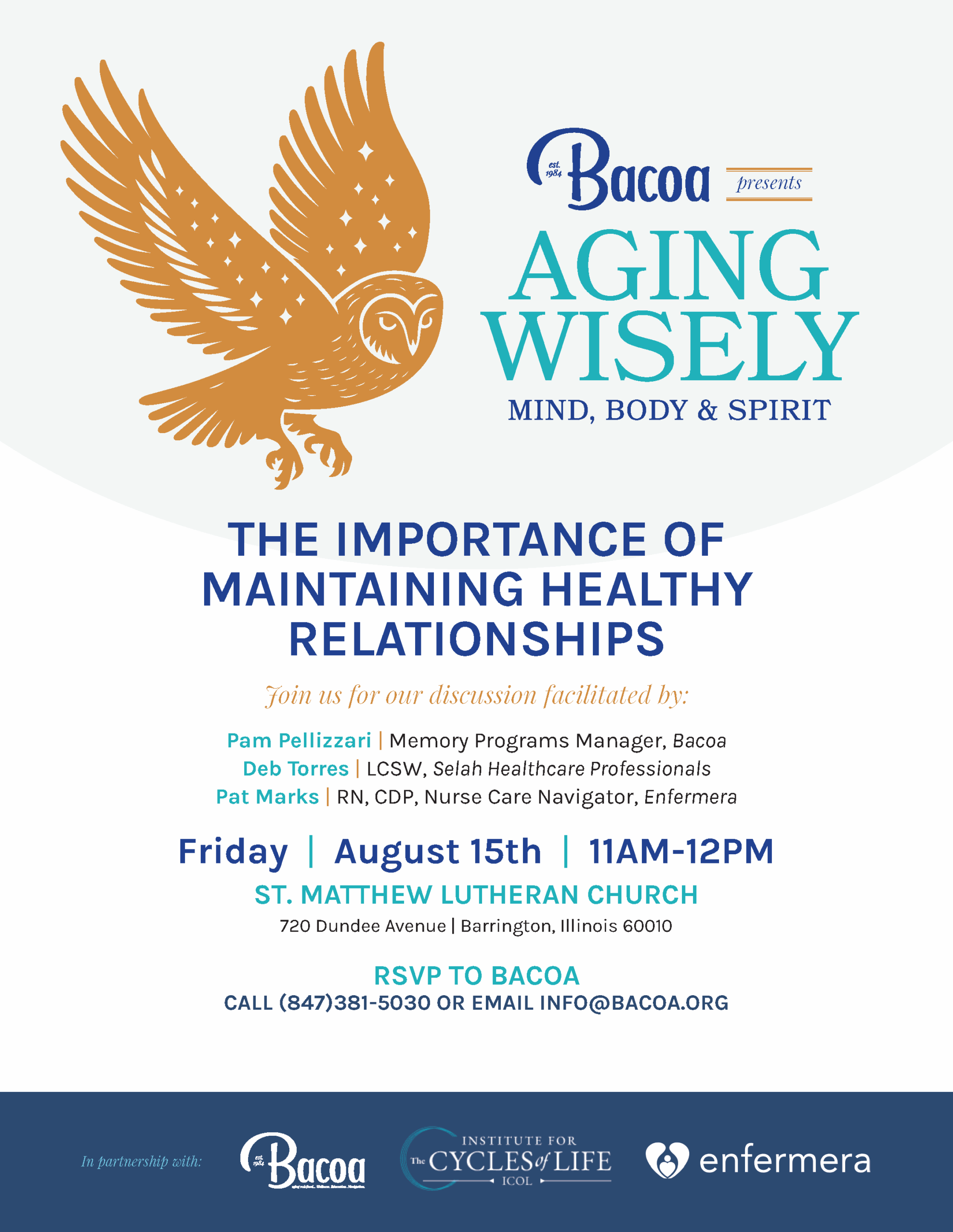 Bacoa-AgingWisely-Flyer 0825 Bacoa Aging Wisely Flyer